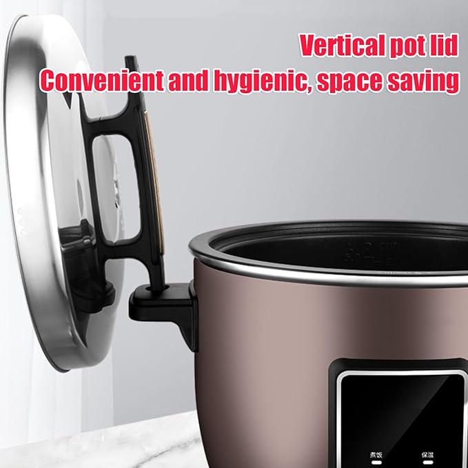 Large Capacity Commercial Rice Cooker &amp Warmer with Nonstick Inner PotSteamerfor RestaurantsHotels.Company CafeteriaConstruction Site Rice Cooker10L-1600W10L-1600W