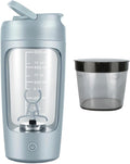 Electric Shaker Bottle 650ml Rechargeable Powerful With Powder Compartment For Smooth Protein Shakes Storage
