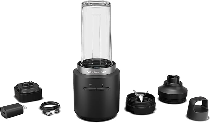 KitchenAid Go™ Cordless Personal Blender - battery included KSBR256 Black Matte