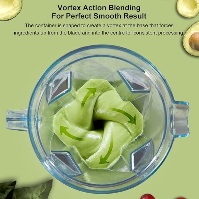 professional 2200w commercial blender with timer