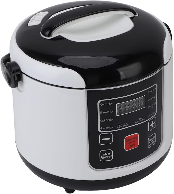 24V 200W Car Rice Cooker 2L with Timer &amp Steam Basket for Trucks Large Vehicles Portable Travel Cooker Non Stick Pot Multifunction