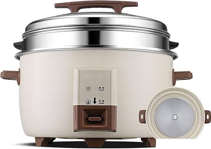 Rice Cooker/Commercial Large Capacity Rice Cooker with Food Steamer/Non-Stick Inner Potfor Restaurant/Hotel/Canteen/Construction Site Rice Cooker45L-4500W45L-4500W