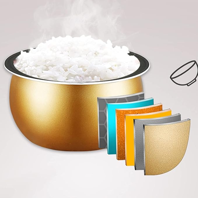 Smart Rice Cooker 3L Multi-Function Small Mini Smart Automatic Rice Cooker Energy-Saving Home Stove For 1-4 People#2 (#2) (#1)