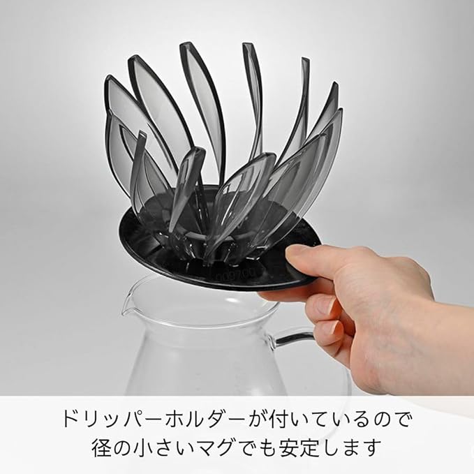 Hario V60 SUIREN Coffee Dripper 02 Clear Black