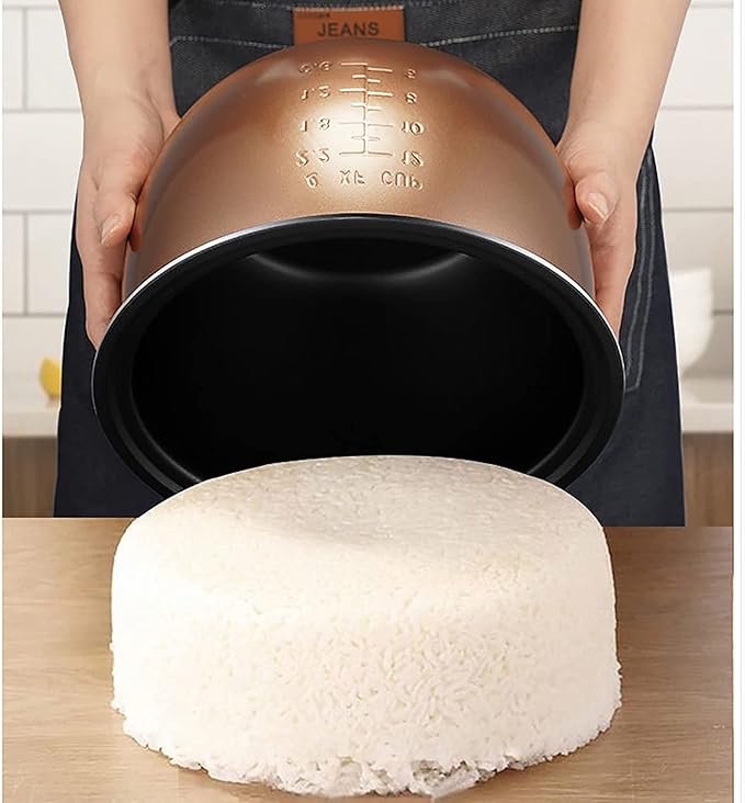 Rice Cooker Household Multi-Function Cooking Rice Cooker for 1-8 People ntelligent Insulation and 24H Reservation (5L) ()
