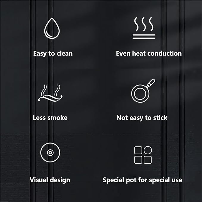 Nonstick Kitchen Pots and Pans Set with Visual Lid Includes Milk Pot Soup Pot Frying Pan and Tableware Sets 13Pcs Induction Cookware Cooking Set for Oven &amp Dishwasher Safe