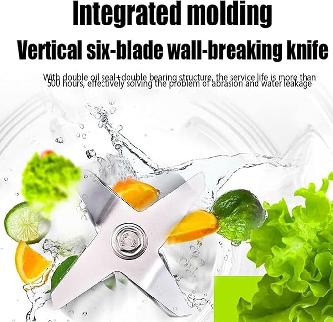 Commercial Shaved Ice Machine1800W Professional Electric Blender1.8L Multifunctional Stand Smoothie Maker with Mute HoodSpeed Adjustable and Timing Regulationfor Party Activities(Button type)