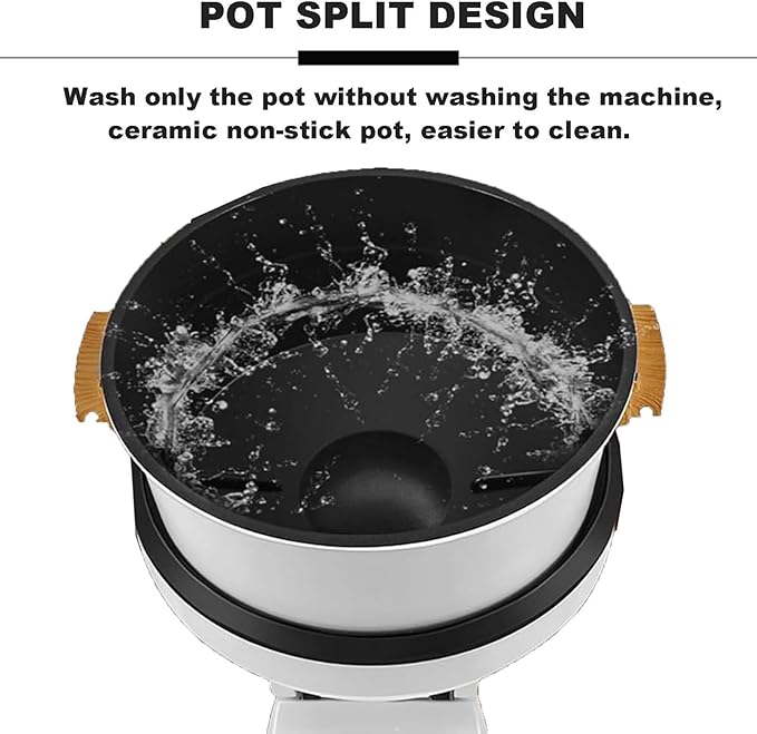 Electric Pot Automatic Food Processor Cooking Machine Commercial Rice Cooker Rice Cooking Robot Stir Fry Heat CookingTouch Screen Control