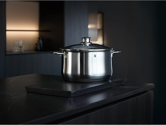 WMF 730036040 Diadem Plus Cromargan Pot Set Silver 3-Piece