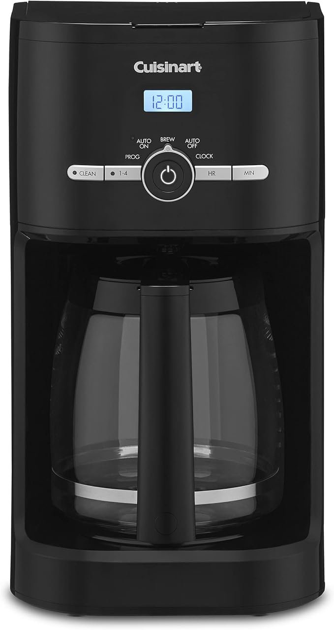 Cuisinart 12-Cup Programmable Coffeemaker Bundle with Gold Tone Filter
