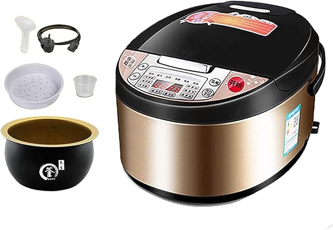 Household Electric Rice Cooker Household Ball Kettle Non-Stick Rice Cooker Intelligent Insulation And 24H Reservation For 1-8 People(3L)