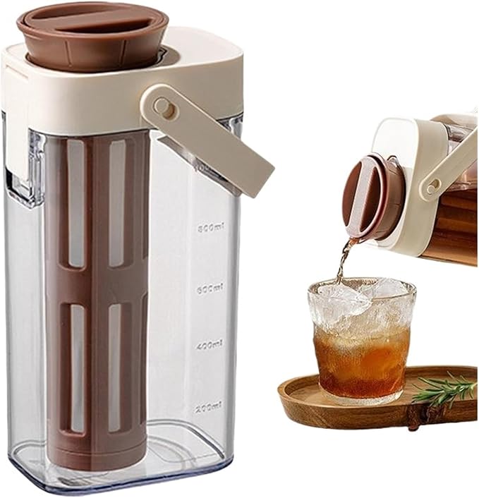 Cold Brew Coffee Pot 1000ml Iced Coffee Maker Cold Brew Jar Leak Proof Container Large Capacity Cold Water Kettle Kitchen Tools