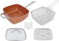 4Pcs Set Stainless Steel NonStick Frying Pan Multifunctional Saucepan Kitchen Supplies Pots for Baking Frying Roasting