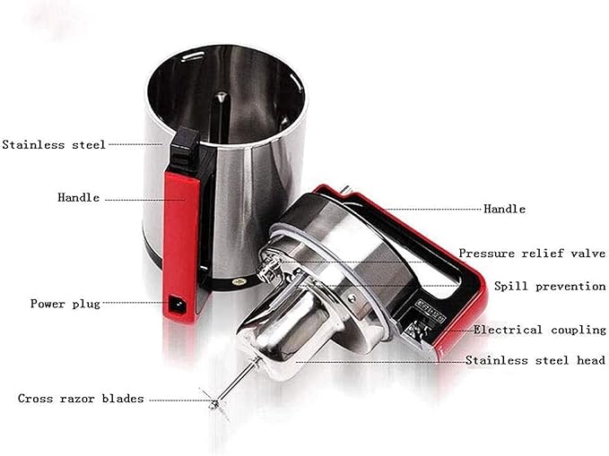 Milk Machine - Make Milk from Grains Seeds or Nuts Almonds Soybean Coconuts Rice Easy to Use Stainless Steel Blade