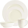 Noritake Colorwave White 4-Piece Rim Place Setting Service for 1