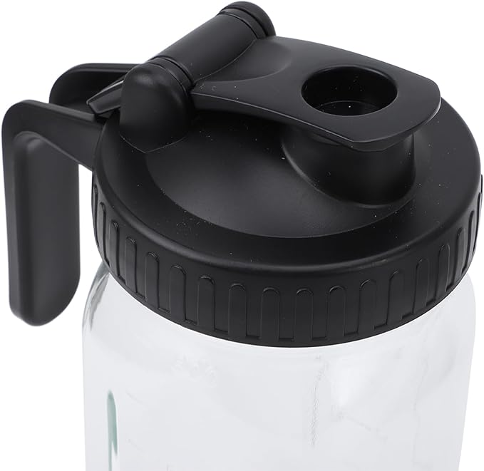 Cold Brew Coffee Maker Pitcher Iced Coffee Maker with Stainless Steel Thick Glass Jar Spout Lid and Handle Dishwasher Safe (1000ml)
