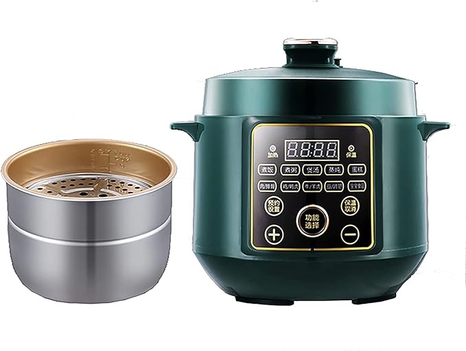 Rice Cooker with Steamer 201 Non-Stick Inner Pot 24H Appointment and Intelligent Insulation (A) ()