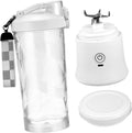 Portable Cordless Juicer Cup for Fresh Juice and Smoothies Transparent Blender with Easy Operation Stylish Design for Home Go Use