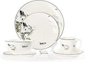 Dinnerware Sets - Luxury Gift Dishes Service Set Bone China Dinnerware Set Ceramic Bowls Plates Cups and Saucers Landscape Painting Style Tableware Set New Chinese Style Dinner Set