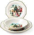 H&amph Christmas Cheer 18-Piece Dinner Set