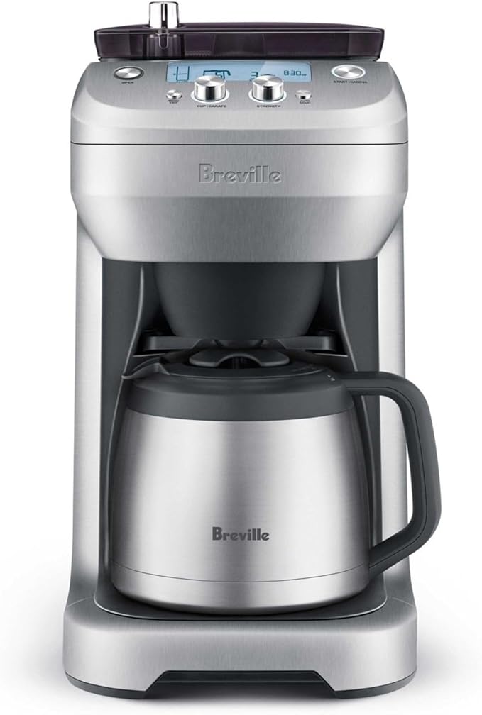Breville BDC650BSS Grind Control Coffee Maker With Grinder Brushed Stainless Steel Thermal Carafe