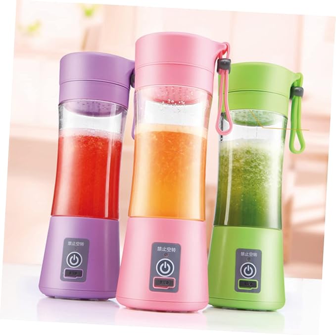 Ciieeo Portable Juicer Machine Mini Compact Centrifugal Juicer Rechargeable Fruit Random Style
