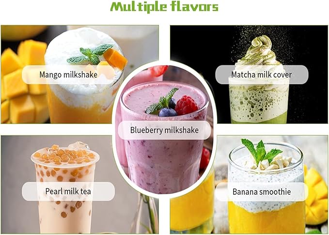 tonchean Commercial Double Head Milkshake Maker Stainless Steel Milk Shake with 2 Speeds Blender Electric Milkshake Maker Machine with 28 oz Stainless Steel Cup 110V 180W Silver
