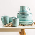 Dinnerware Set Dinnerware Sets Cereals Bowls And Steak Plates Sets | 30 Pieces Light Green Ceramics Dinner Combination Set For Wedding