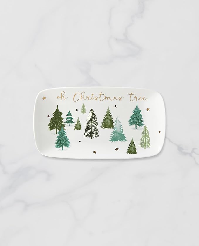 Lenox 885761 Balsam Lane Hors D'Oeuvre Tray Christmas &amp Holiday Hosting