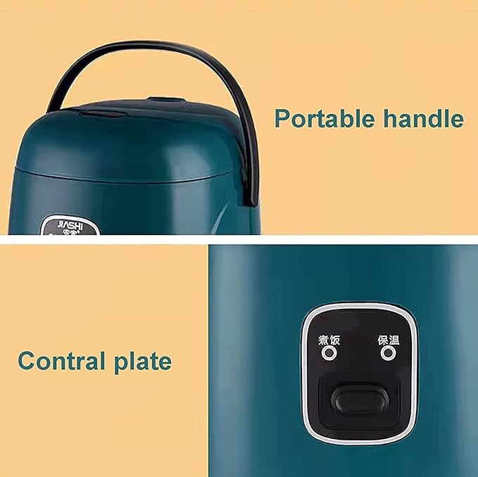 Multi-Function Rice CookerSmall Rice Cooker Rice Cookers Electric Food Steamer With Keep Warm Function Multi Cooker with Removable Non-Stick Rice Pot