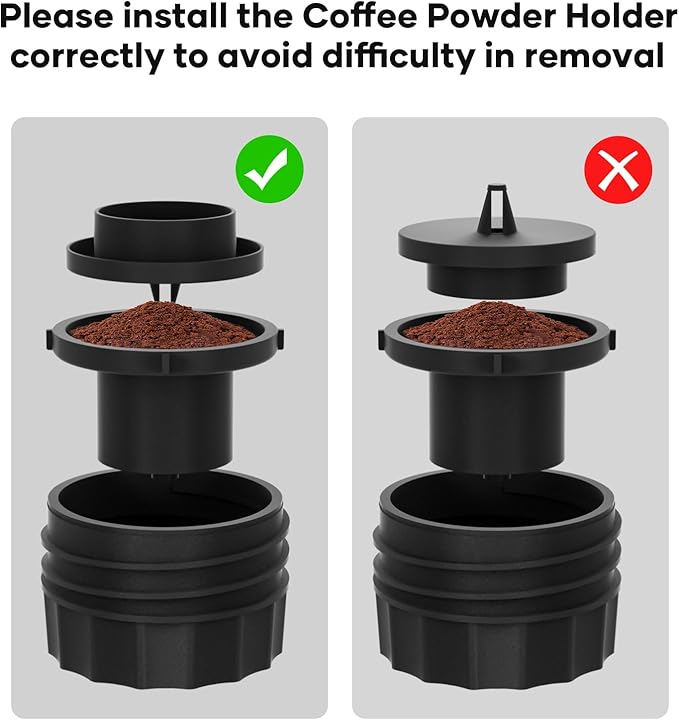 Portable Battery Coffee Maker Espresso Machine 20 Bar Nano Car Coffee Mini Espresso Machines Self-Heating Electric Espresso Maker USB-C 3-in-1 Ground Coffee &amp NS Capsule Pod RV Hiking Camping