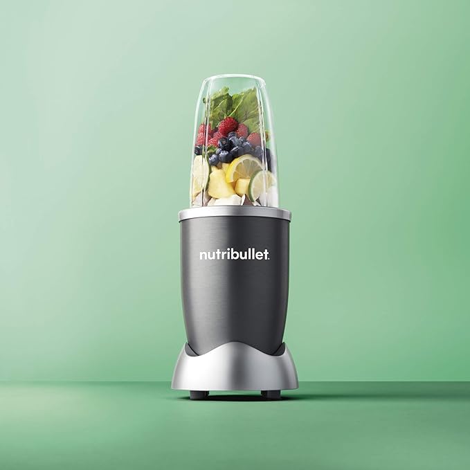 Magic Bullet NutriBullet 600W 8 Pieces Smoothie Blender - Grey - NBR0802