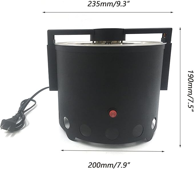 1.1LB Coffee Bean Cooler Electric Roasting Cooling Machine Rotating Coffee Bean Cooling Plate With Stainless Steel Two-layer Filter Screen For Homecafe Roasting Cooling 110V