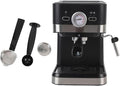 Pssopp Machine 20 BarCoffee Machine With Milk Frother Steam Wand Milk Frother Steamer Wand Stainless Steel Maker Compact Coffee Maker for Cappuccino (US Plug 110V)
