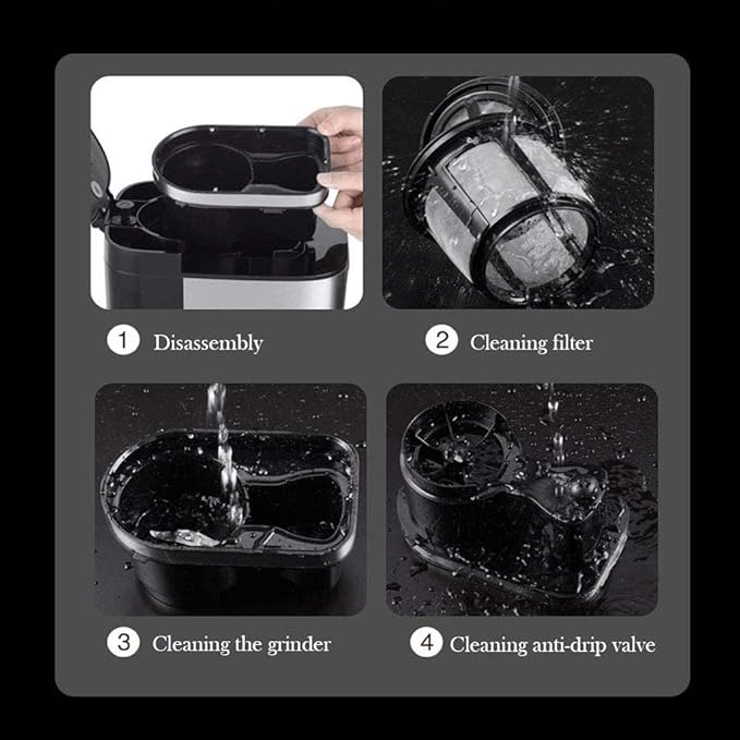 Drip Coffee Maker Grind and Brew Automatic Coffee Machine with Built-In Burr WIFI Automatic American Coffee Machine Coffee Grinder