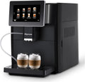 Hipresso Super Fully Automatic Espresso Coffee Machine-7 HD TFT Touchscreen with Milk Frother 19 Bar Pressure