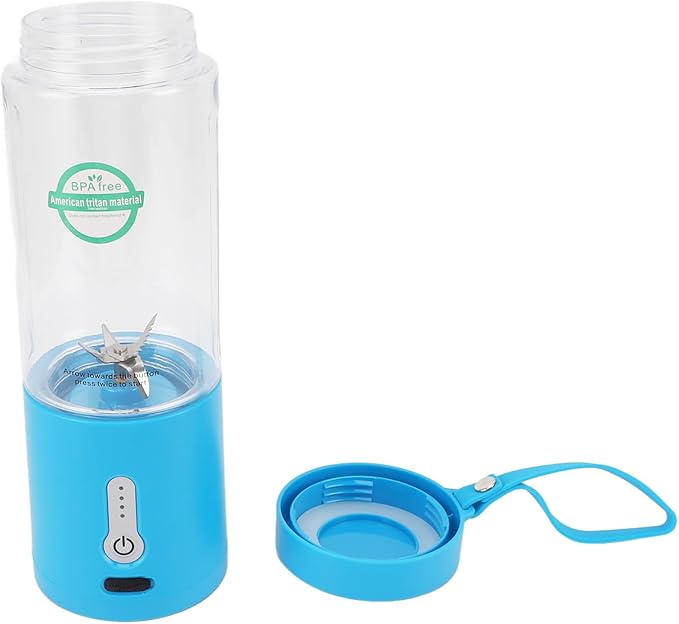 HEEPDD Electric Juicer Cup Portable Blender Cup with USB Rechargeable Battery 20000RPM High Speed Blending 530ml Capacity for Home Office Travel