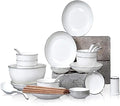 Dinnerware Set Dinner Party Tableware Service Set 38-Piece Bone China Ceramic Dinnerware Set Simple Combi-Set Porcelain Tableware Set of Bowls/Plates/Pot/Spoon