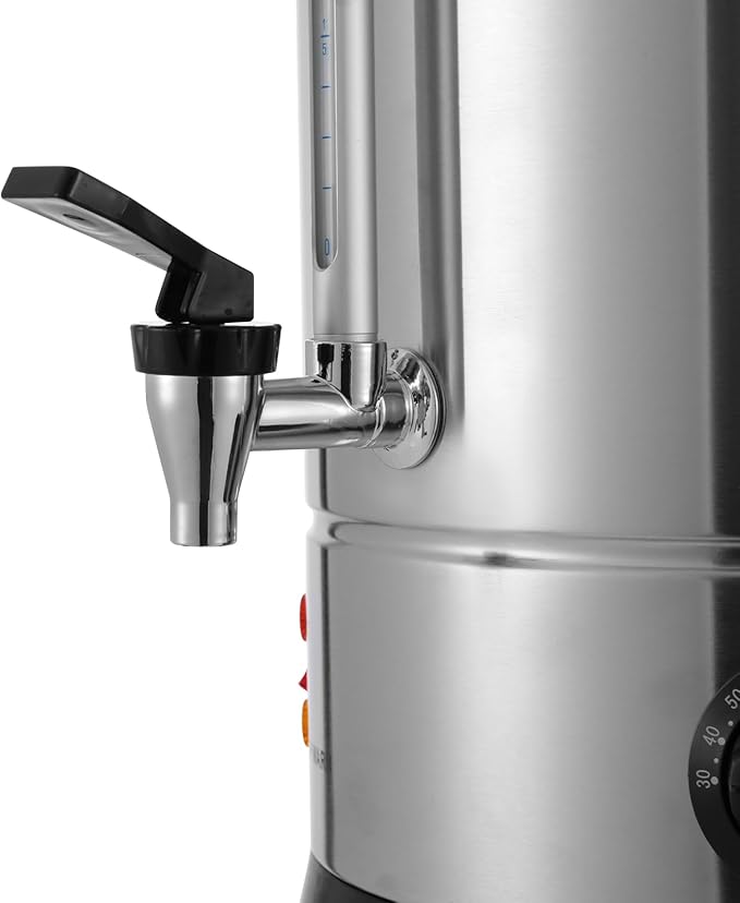 6.6Gal Commercial Coffee Urn110V Large Electric Coffee Percolators w/Indicator Light &amp Practical HandlesElectric Coffee Maker Urn for CateringWeddingParty