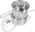Stainless Steel Cookware Set Small Soup Pot Milk Pan Frying Pan Nonstick Kitchen Home Safe Heat Absorption