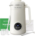 8 IN 1 Nut Milk Maker Machine 40OZ Capacity Homemade Almond Oat Coconut Plant Based Milks&amp Non Dairy Beverages Automatic Pure Copper Motor Soy Milk Maker Blender with Delay Start/Boil Water