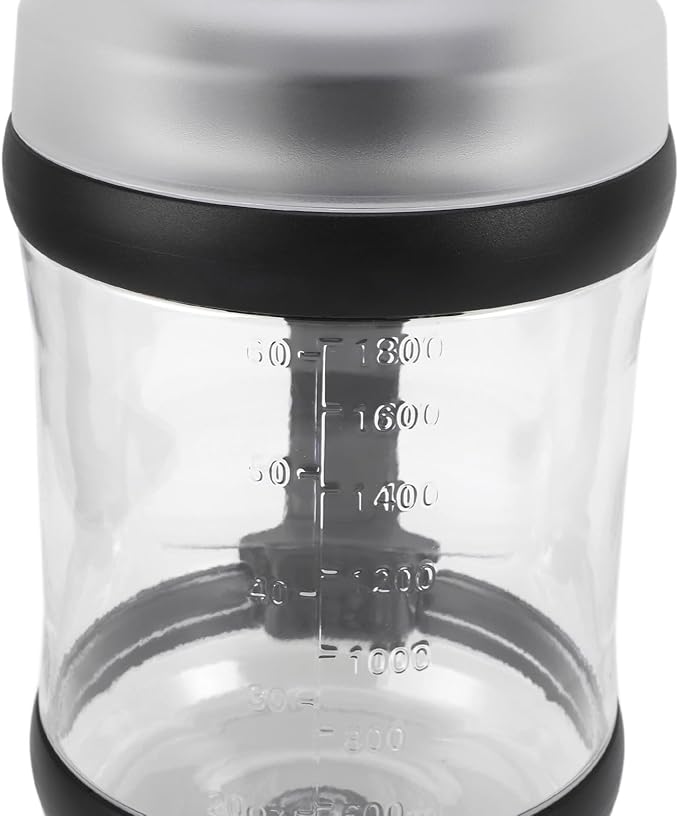 Blender Sport Portable Blender High Speed Mixing 2L 18000rpm for Camping (Black)