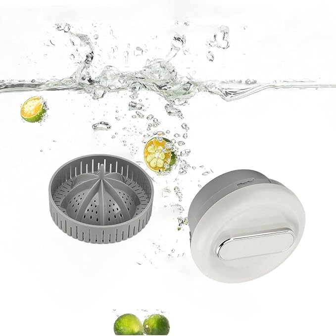 Portable Blender Electric Juicer Machine USB Rechargeable Juicer 360 Degree Motor Juice Squeezer Personal Blender with Top Lid and Brush for Lemon Orange Citrus