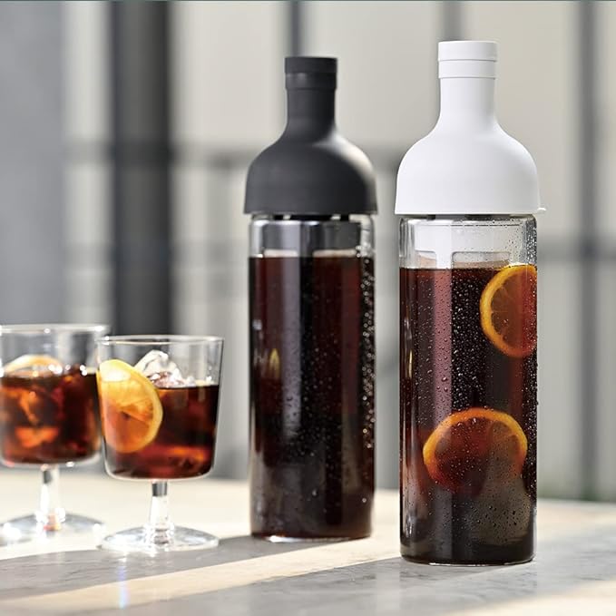 Hario Cold Brew Coffee Wine Bottle 700ml Pale Grey