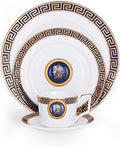 European Style Dinnerware Set Service for 4 Bone China Dinnerware Sets Unbreakable Porcelain Dinner Sets Coffee Cup and Saucer Tableware Set Steak Dinner Plates Dish Set sets-004