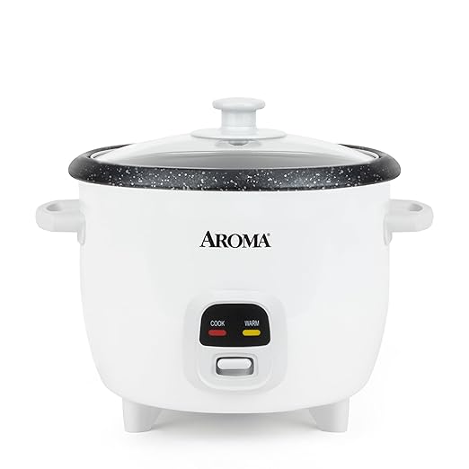 AROMA® 6-Cup (Cooked) / 1.5Qt. Bonded Granite® Rice &amp Grain Cooker ARC-863NG