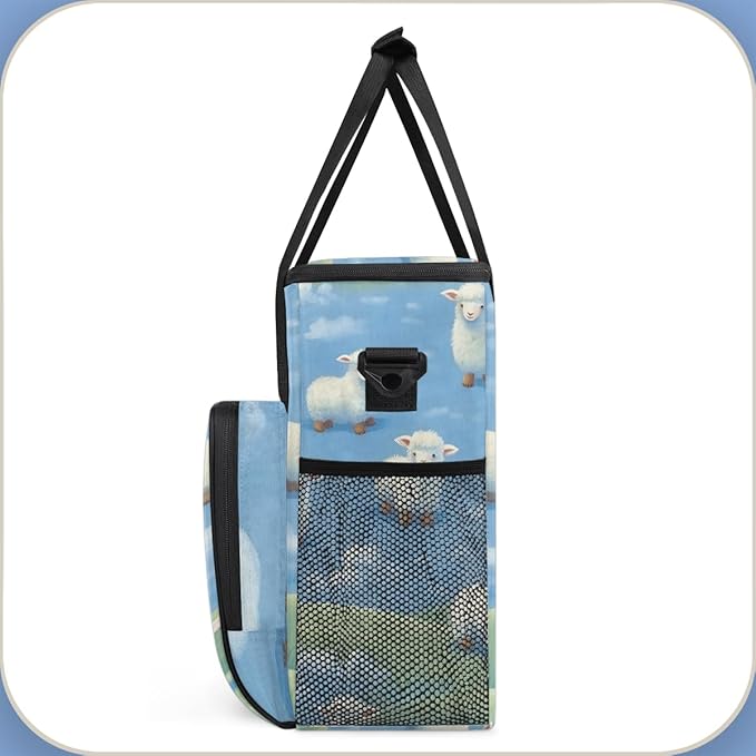 Sheep Steppe Coffee Maker Carrying Bag Portable Travel Storage Tote Bag Compatible with K-Mini or K-Mini Plus Single Serve Coffee Brewer Carrying Case with Multiple Pockets &amp Shoulder Strap