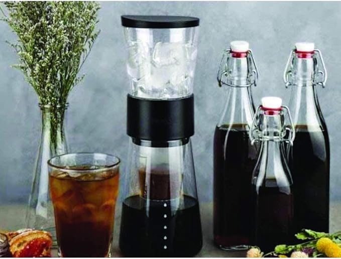 NUVO Cold Brew Dutch Drip type coffee maker hand drip coffee making (Dark Gray)