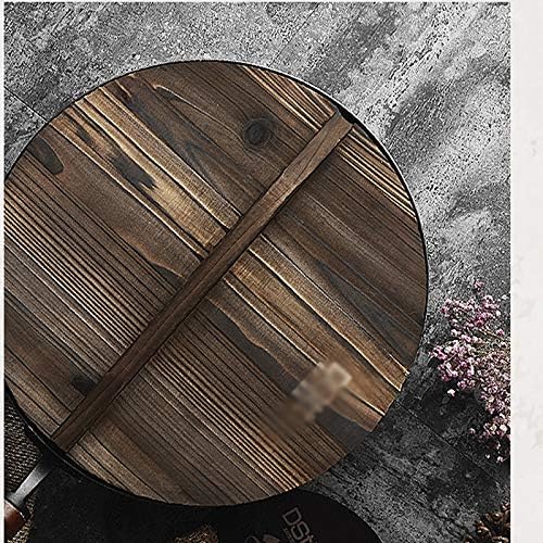 3 PC Household Iron Pot Cooking Soup Sturdy Uncoated Non-stick Cookware for Store Camping Kitchen Home