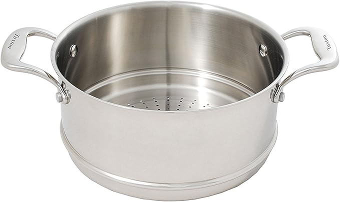 Stainless Steel Cookware Set - Tuxton Home 10-Piece Stainless Steel Cooking Set with Non Stick Frying Pans Casserole Saucepan Stockpot Steamer Insert &amp Lids - Stove &amp Oven Compatible Kitc
